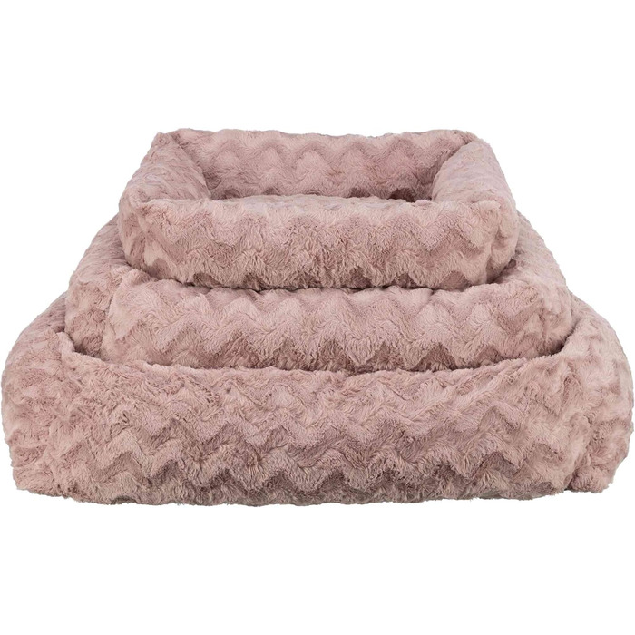 Ортопедичне ліжко для собак TRIXIE Vital Loki, 65x50 см, рожеве - м'яке ліжко з Memory Foam для маленьких собак, суглобово-захисне