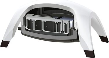 Tetra APS 300 — тиха мембранна помпа для акваріума 120-300 л, біла