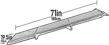 Рампа для домашніх тварин Pet Gear Tri-Fold, 180 см, для собак та котів, до 90 кг, смарагдовий колір