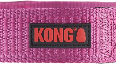 KONG Max HD надміцний неопреновий нашийник для собак, м'яка підкладка, розмір L, рожевий