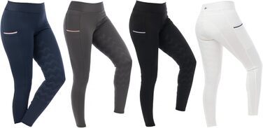 Легінси для верхової їзди RIDING WORLD Agadir для жінок та дівчаток | Легінси для їзди верхи | Ріджингові штани з силіконовим повним покриттям та широким поясом | Ріджингові штани з 2 кишенями для телефону | Екіпірування для верхової їзди в багатьох розмі