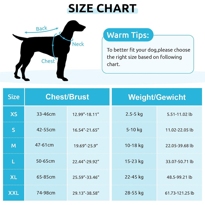 Жилет рятувальний для собак - жилет для плавання, розміри регулюються, з ручкою та світловідбивачами