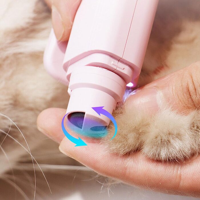 Кусачки для догляду за тваринами з LED-підсвічуванням: собаки та коти. Безпечний інструмент для догляду, запобігає розшаруванню. Для домашнього використання. Професійні кусачки для тварин з LED-підсвічуванням, білий колір