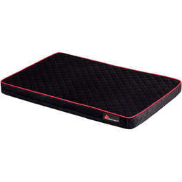 DOGGYHUT® Преміум XL 2 в 1: велосипедний причіп для собак та візок-перевертач, 23-45 кг. Матрац для собак XL, чорний.