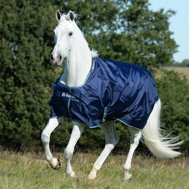 Дощова кінська попона Bucas Smartex Light, синя, 140 см, з функцією stay-dry
