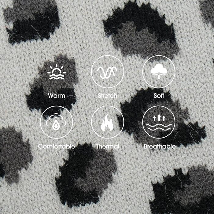 ROZKITCH Пуловер для собак середнього та великого розміру, теплий в'язаний пуловер, зимовий одяг для хаскі, біглів та догів, сірий, розмір L (спинка: 40 см)