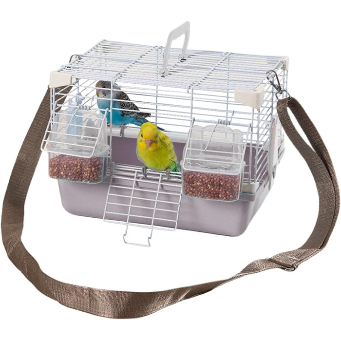 Переносний клітка для птахів Vogelkäfig: зручний транспортний засіб для колібрі, ньомуфенситок, перламутрових птахів
