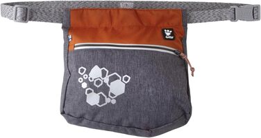 Сумка для ласощів Hurtta Leckerlibeutel ECO для собак, чорно-фіолетова, з магнітною застібкою