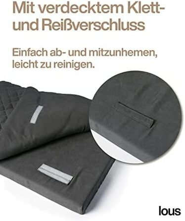 Велике собаче ліжко XXL 120см сірого кольору з знімним топером, стабільне та зручне. Собачий килимок для подорожей, можна прати при 90°C, для великих та середніх собак (XXL 120x80x12см, Антрацитовий сірий)