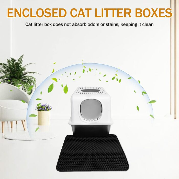 Туалет для котів homegroove з кришкою білий
