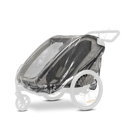 Hauck Bike N Walk Duo - 3в1 велопричіп для двох дітей (6 місяців - 22 кг) з амортизацією, ручним гальмом, регульованими спинками та багажником