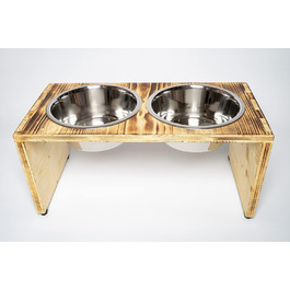 Підвищений годівниця для собак Basic 2x1600 мл, 23 см - для середніх та великих собак