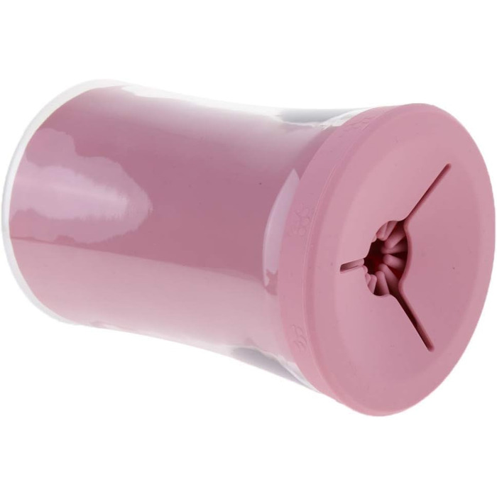 Миска для миття лап собакам, рожева | Чистяча щітка для лап собак