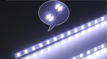 LED-освітлення для акваріума 50 см, 8520 SMD, подвійне