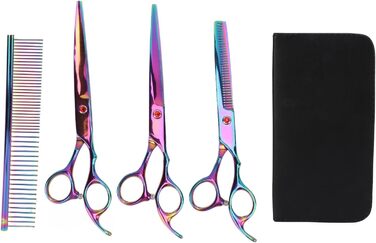 Набір професійних ножиць для грумінгу собак, нержавіюча сталь, для дому та салону