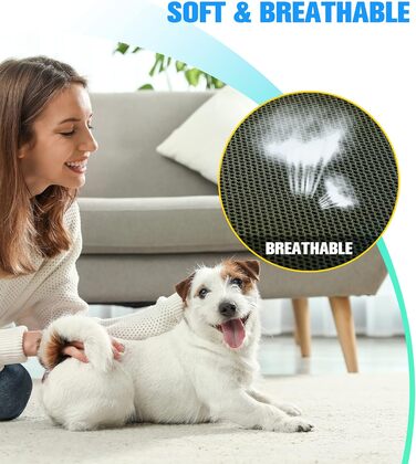 Гамак для грумінгу собак, гамак для догляду за собаками, гамак для підстригання нігтів з кусачками, гамак для грумінгу з широким ременем (Medium 16 кг, блакитний) 16 кг, блакитний (XXX-Large 63 кг, зелений, надвеликий)