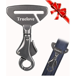 Покращений собачий нашийник-пояс з безпечною пряжкою, універсальний для авто, фіолетовий (TLM1993-Сірий)