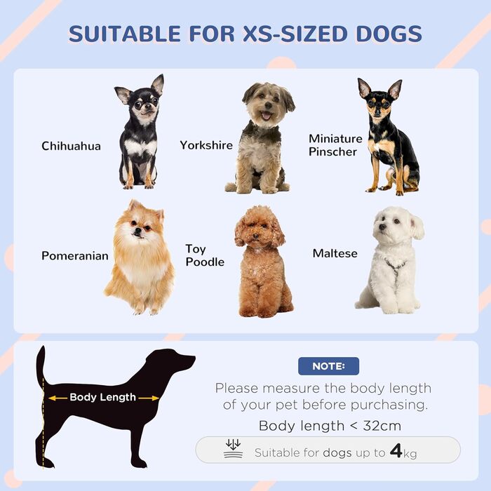 Будка для собак PawHut, пластикова, для вулиці, 60x42x40 см, блакитно-біла