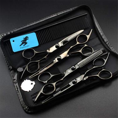 Набір професійних ножиць для грумінгу домашніх тварин, 6 дюймів, для собак, котів, салонний та домашній догляд