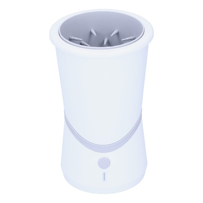 Електричний очищувач лап для собак та котів, портативний, з м'якою силіконовою щіткою