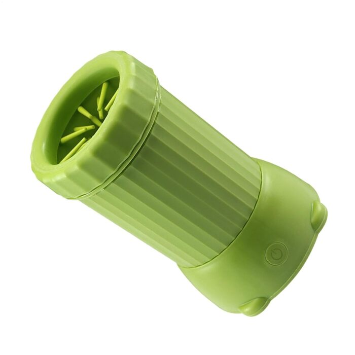 Автоматичний очисник лап для собак, електричний, USB, зелений