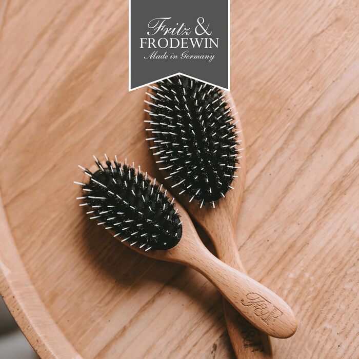 Набір щіток для собак Fritz & Frodewin 'Все для такси' | Преміум щітки для догляду за шерстю | Для щоденного догляду | З сертифікованого дерева FSC | З безкоштовним очищувачем | 100% Made in Germany