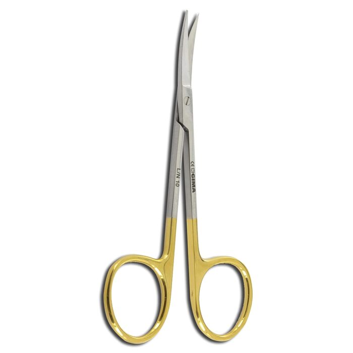 Ножиці хірургічні Gima Iris, вигнуті, 11,5 см, з міцними кінчиками, для високої точності