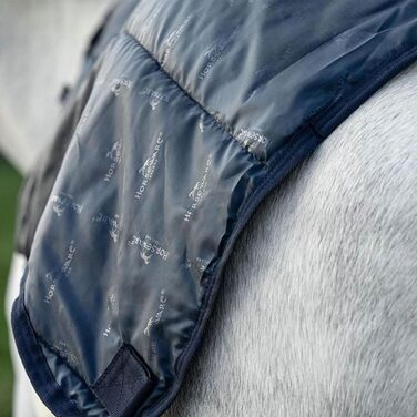 Літня водонепроникна попона Horseware Rambo для коня, 0г, 155 см, синя/сіра