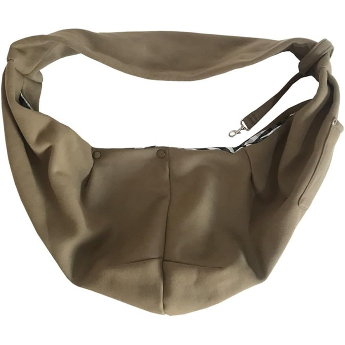 Сумка-переноска для собак Leconpet, сумочка для тварин на плече з кишенею для телефону, надійна застібка, замок безпеки, підходить для цуценят, маленьких собак та котів для прогулянок на відкритому повітрі (Хакі)