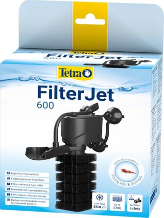 Акваріумний внутрішній фільтр Tetra FilterJet 600 для акваріумів до 120л з насиченням киснем