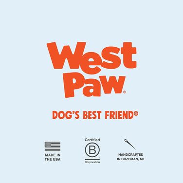 Інтерактивна іграшка-головоломка для собак WEST PAW Zogoflex Toppl XL — дозатор для ласощів, для апортування та жування, для середнього навантаження, для сухого корму та ласощів