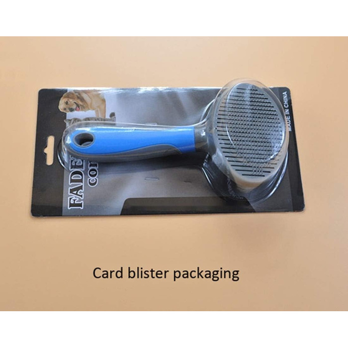 Гребінець для вичісування шерсті собак та котів, видалення відмерлої шерсті та ковтунів, чорний