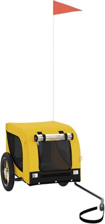 Причіп для собак Oxford Gewebe, жовто-чорний, 124x53x53 см, до 30 кг, Model 93994