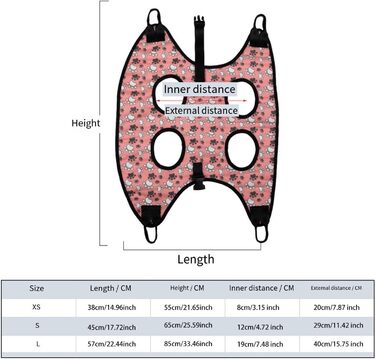 Кріплення для гамака JAYIOLA для догляду за домашніми тваринами, обрізчик нігтів та вішалка (38x55 см)