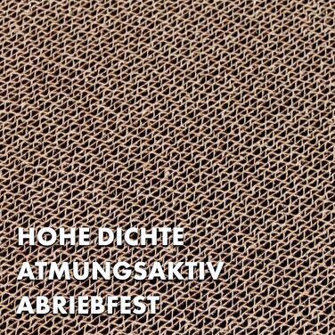 Casa Pura Килимок-книжка для котів з картону, 25 x 40 x 15 см - ідеально для точіння кігтів, ігор та відпочинку