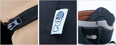 Сумка-переноска для собак маленьких порід, чорна: зручна та портативна переноска для тварин, ідеальна для подорожей та прогулянок на свіжому повітрі.