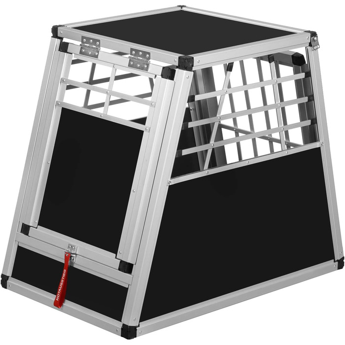 Транспортний бокс для собак Transportbox N4, алюміній, 82x50x69.5 см, з аварійним виходом