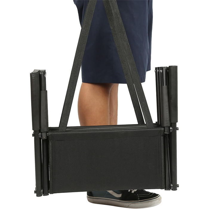 Рампа для собак Homewell - складана, до 70 кг, регульована, для малих, середніх та великих собак, легка у зберіганні (чорна)