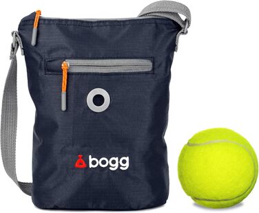 BOGG Універсальна сумка на плече для собак | Диспенсер для пакетів та контейнер для відходів (Сірий)