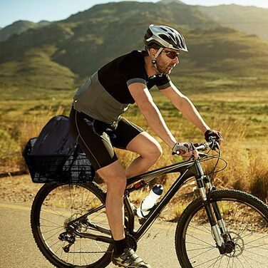 Задній велосипедний кошик великого розміру, знімний, для собак, покупок, пікніків, шкільних речей