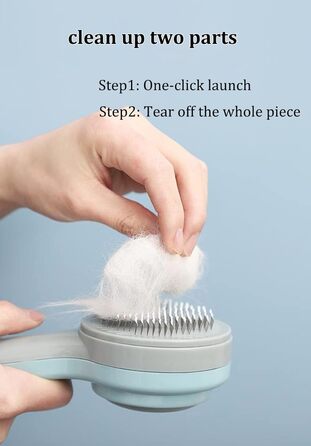 Щітка для котів та собак, універсальна для довгої та короткої шерсті, жовта