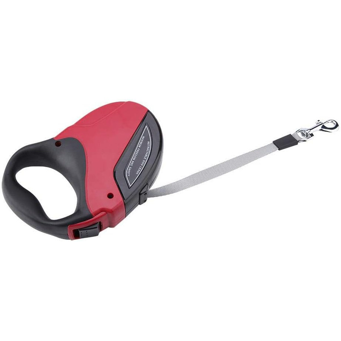 Леєнка для собак 5M з відбиваючим ефектом, автоматична, нейлонова, міцна, з нашийником, для прогулянок та дресирування