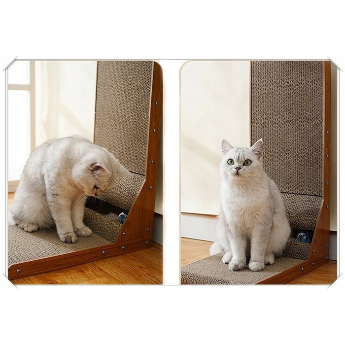 Низька кігтеточка K&M для котів до 60 см