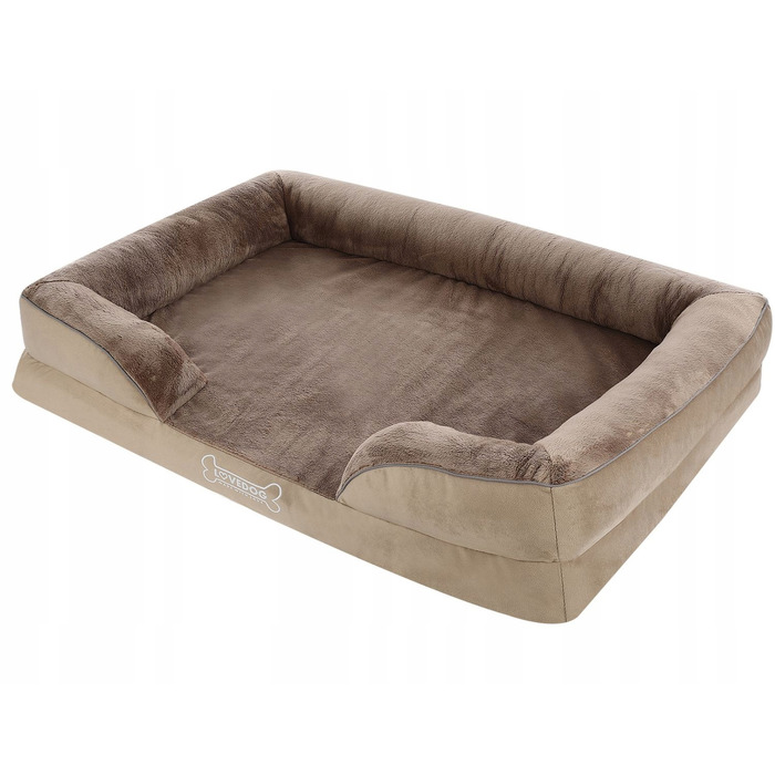 Ортопедичне ліжко для собак Lovedog, багатоколірне, 70 см x 55 см