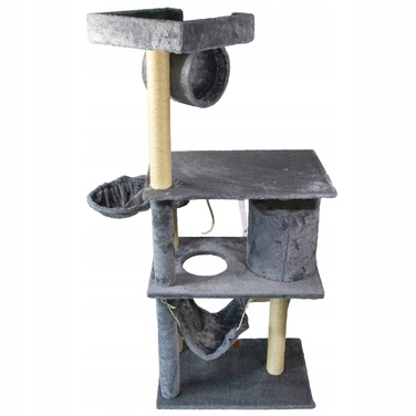 Високий когтеточка-комплекс із лежаком та стовпчиком для кігтів Petstory 101 — 160 см