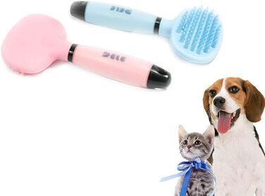 Гребінець для видалення ковтунів для собак та котів, рожевий