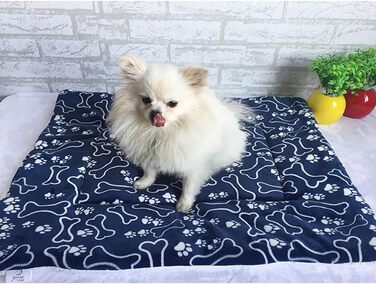 М'яка літня килимок для тварин, лежанка для собак та котів - кістка, 74x100 см