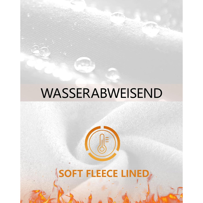 Легінси для їзди верхи зимові жіночі Vollbeatz Thermo з флісовою підкладкою, непромокаючі, з кишенею для телефону та петлями для ременя (білі, XL)