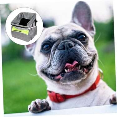 Складаний велосипедний кошик для тварин Happyyami: дихаюча сумка Oxford з ручкою для собак та котів