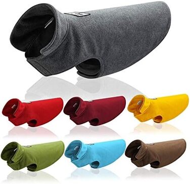 Зимовий теплий пуловер для собак з флісу Polar, бавовняна куртка для собак, блакитний, розмір M